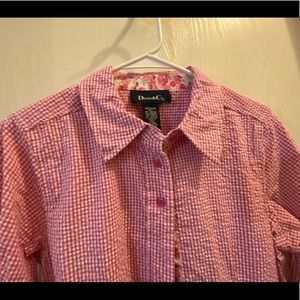 GINGHAM BUTTON DOWN